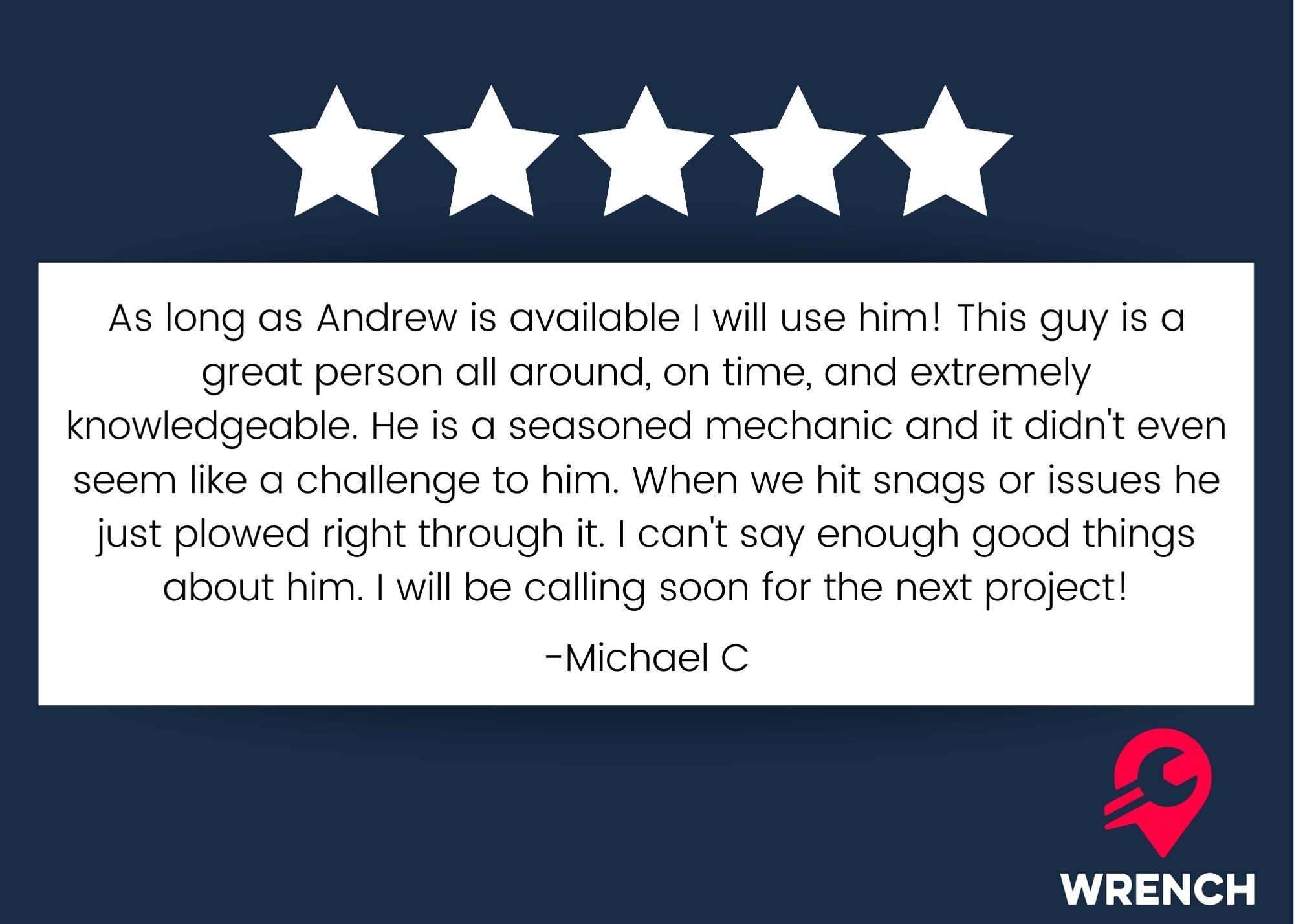 Albuquerque Customer Review For Wrench Mobile Mechanic