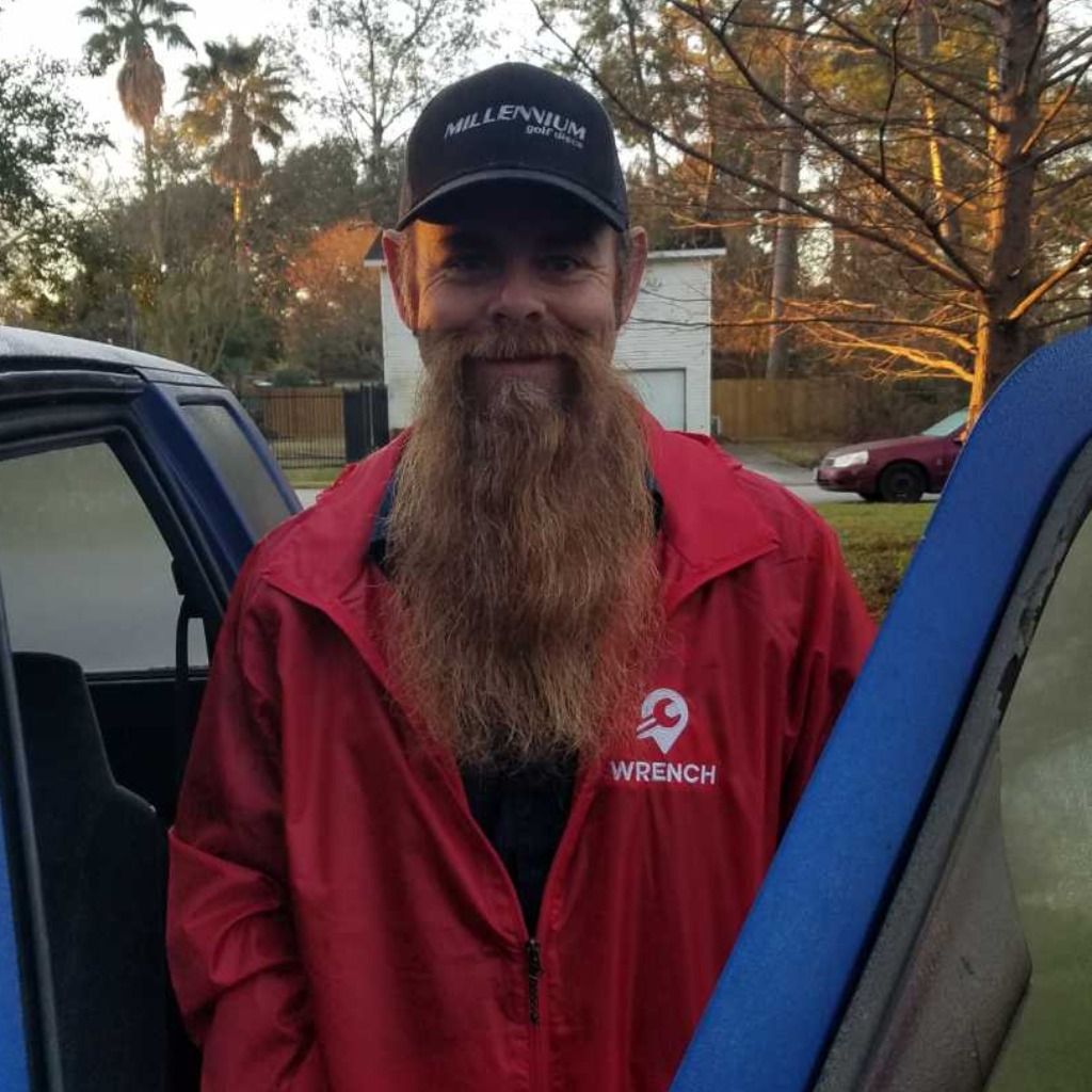 Wrench Mobile Mechanic With Long Beard In Houston, Texas
